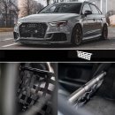 Clubsport Set - Strebe mit Netz für Audi A3 / S3 / RS3 8V Hatchback